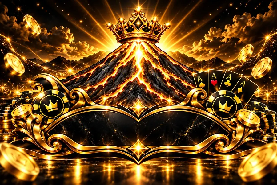 Black and gold phmayon illustration for Mayon mountain