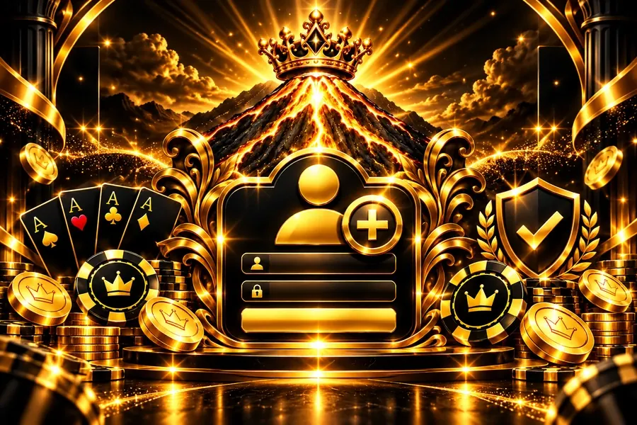 Black and gold phmayon illustration for account registration